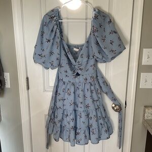 Altar'd State Dani Floral Mini Dress